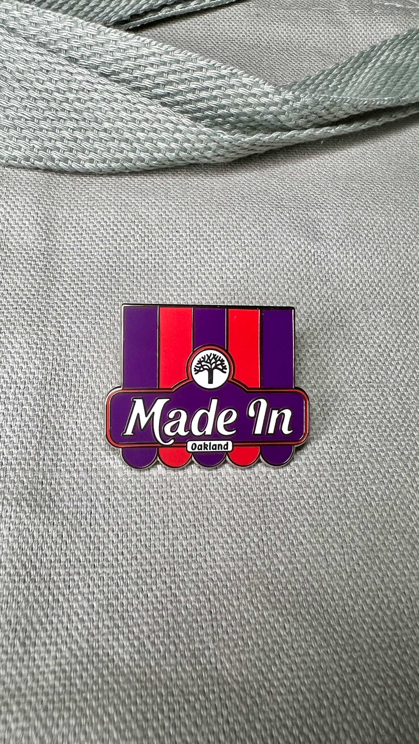 Made in Oakland Lapel Pin