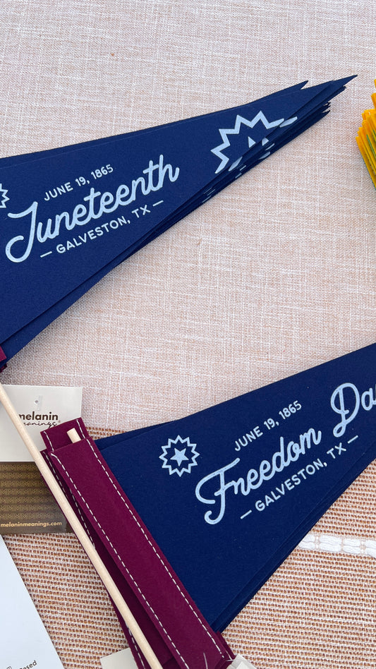 Juneteenth Pennant Flags