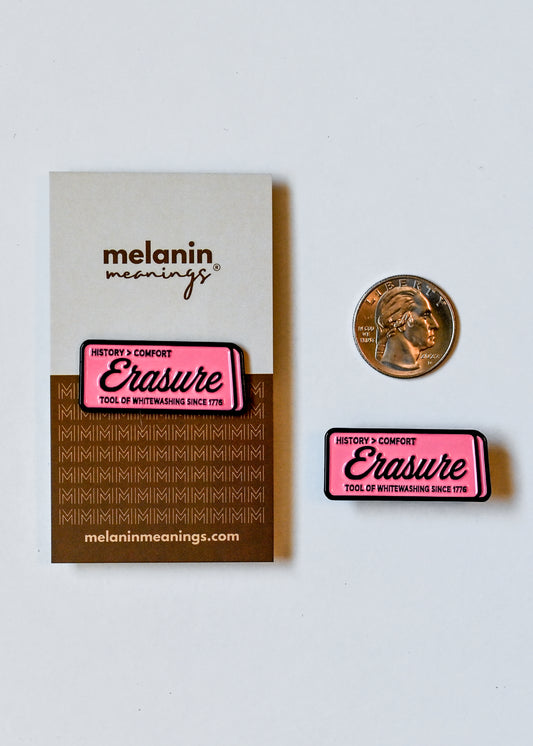 Erasure | History Over Comfort Enamel Pin