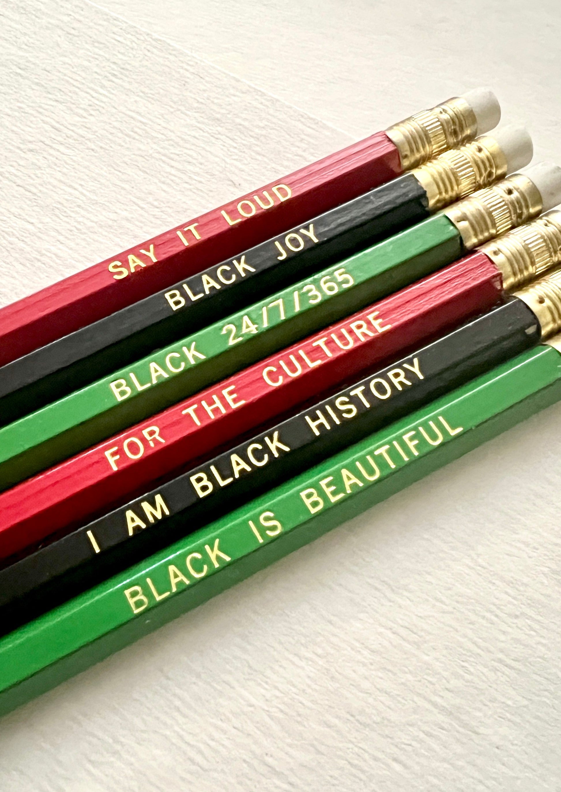 Black History Month Pencils