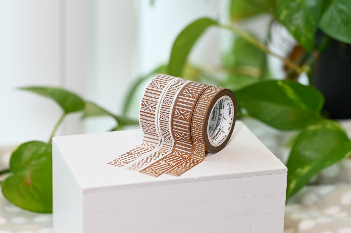 Mudcloth Inspired Washi Tape Set