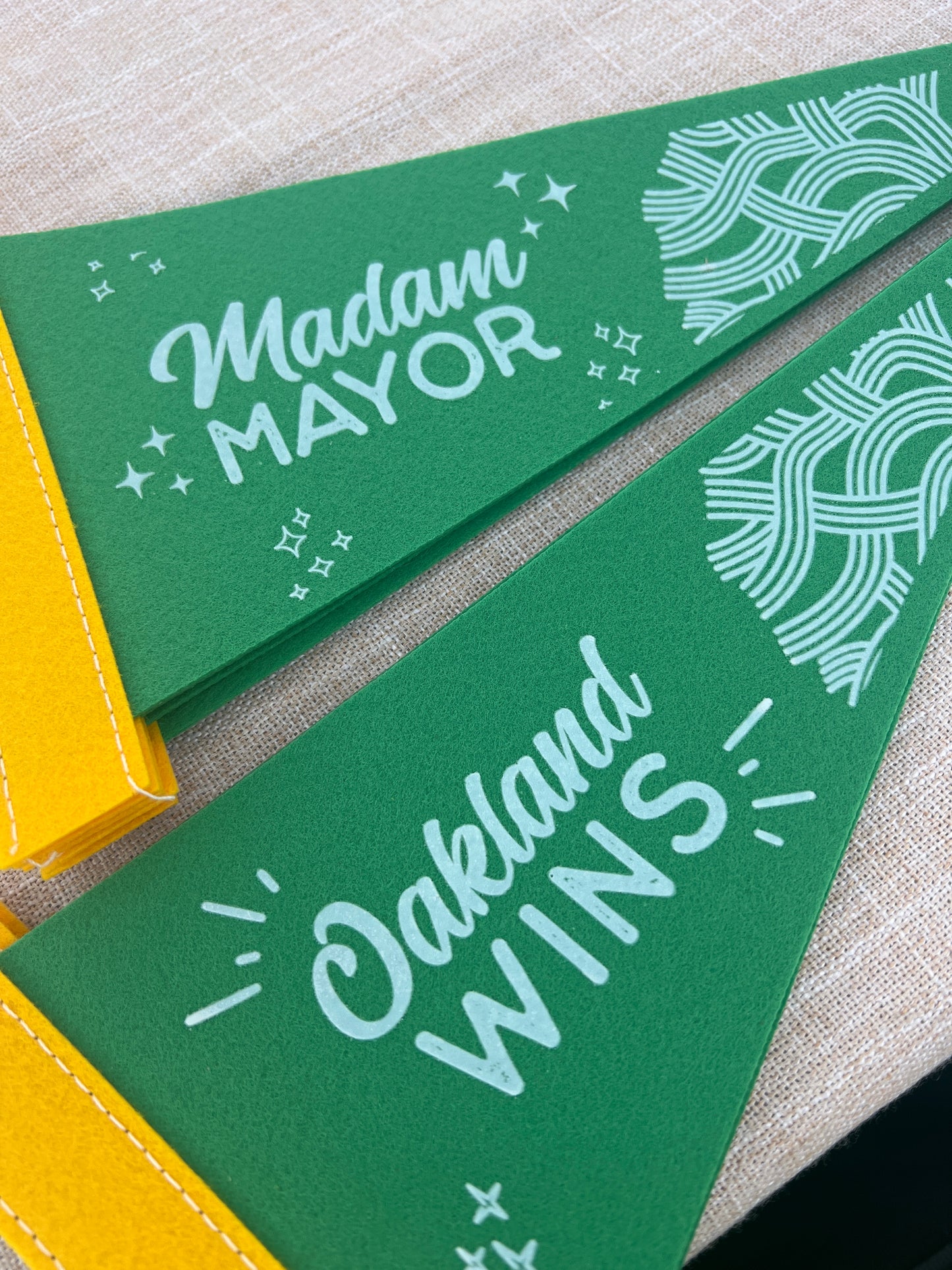 Oakland Inauguration Pennant Flags