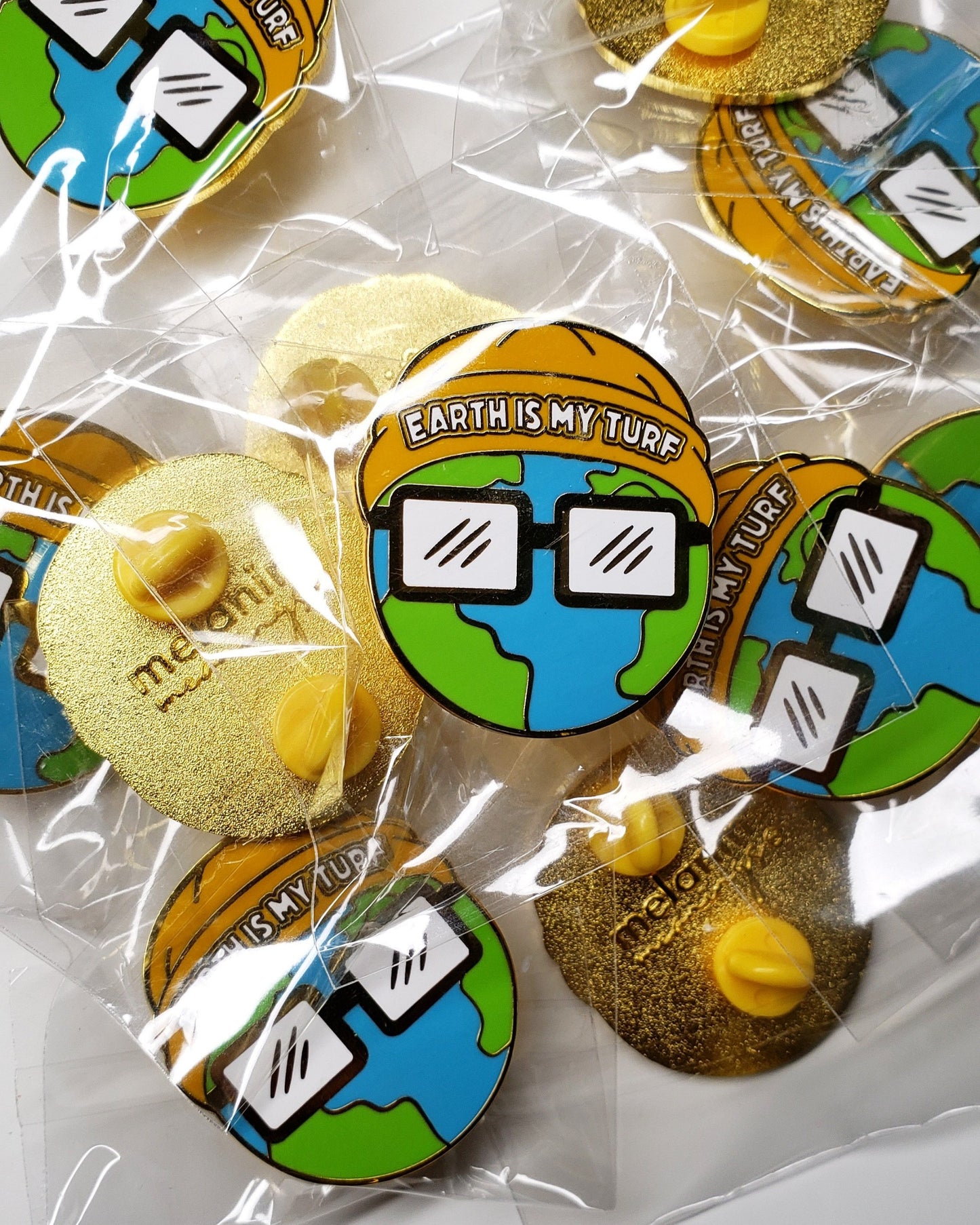 Earth is My Turf - Hyphy Earth Day Pin