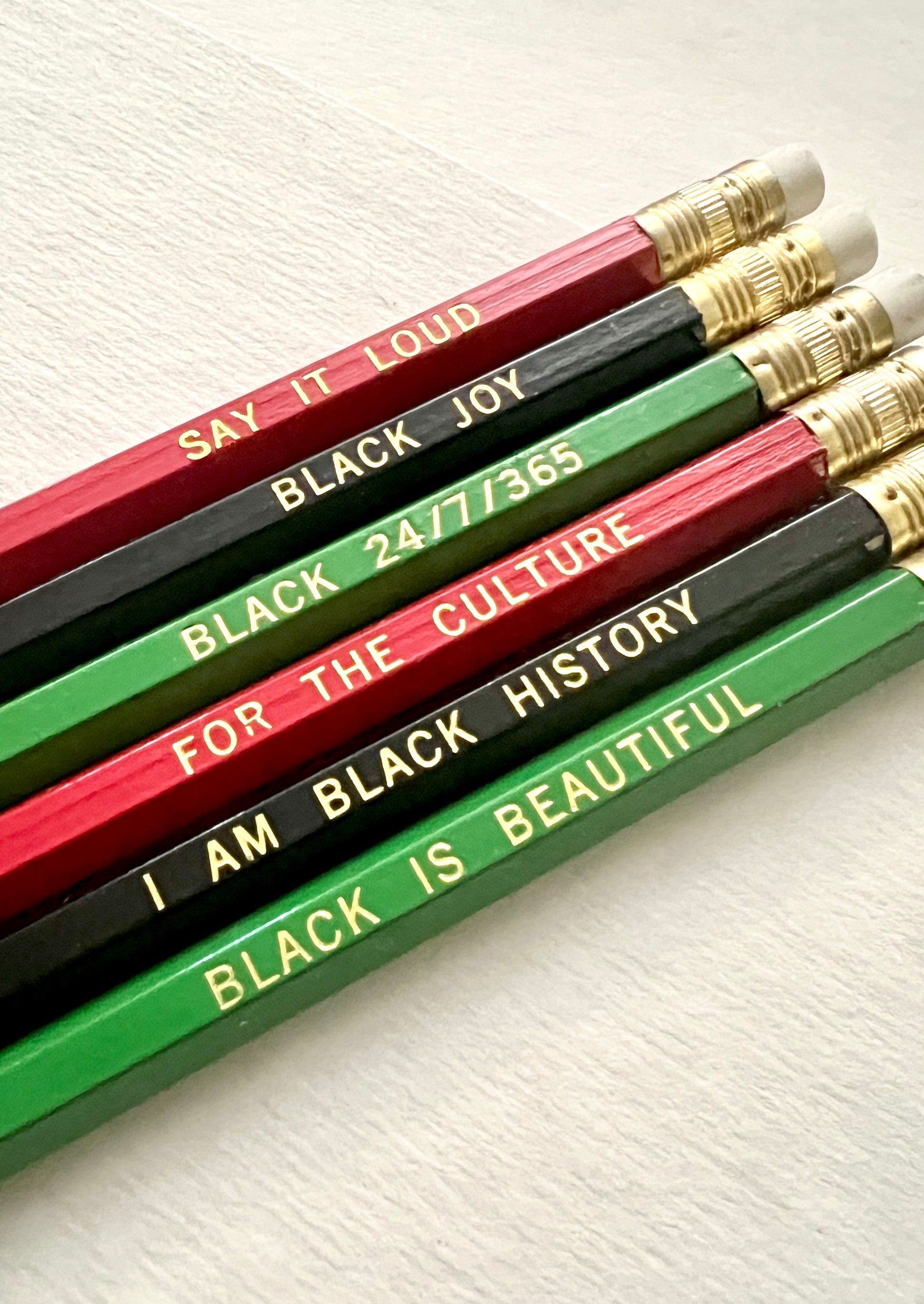 Black History Month Pencils