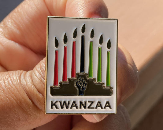 Kwanzaa Kinara Pin