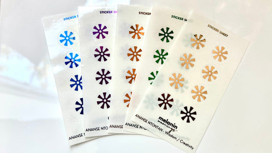 Ananse Ntontan - Adinkra Symbol Stickers