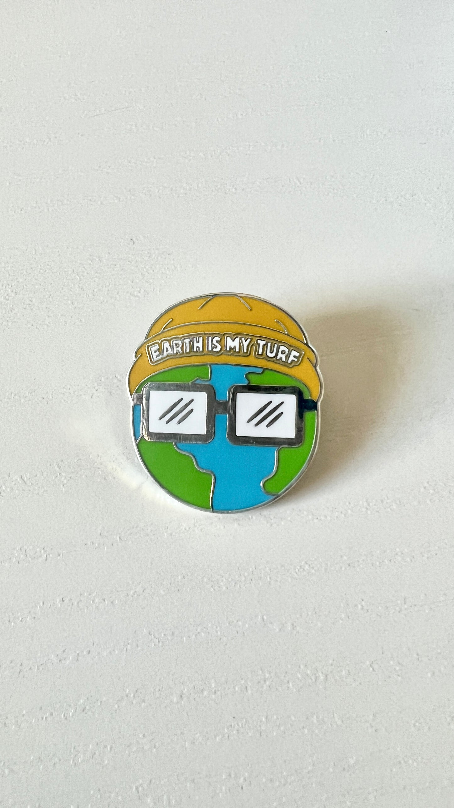 Earth is My Turf - Hyphy Earth Day Pin