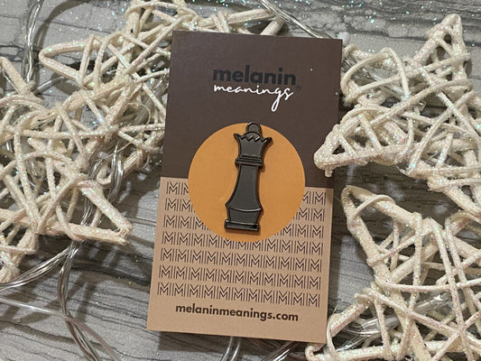 Queen Chess Piece Pin