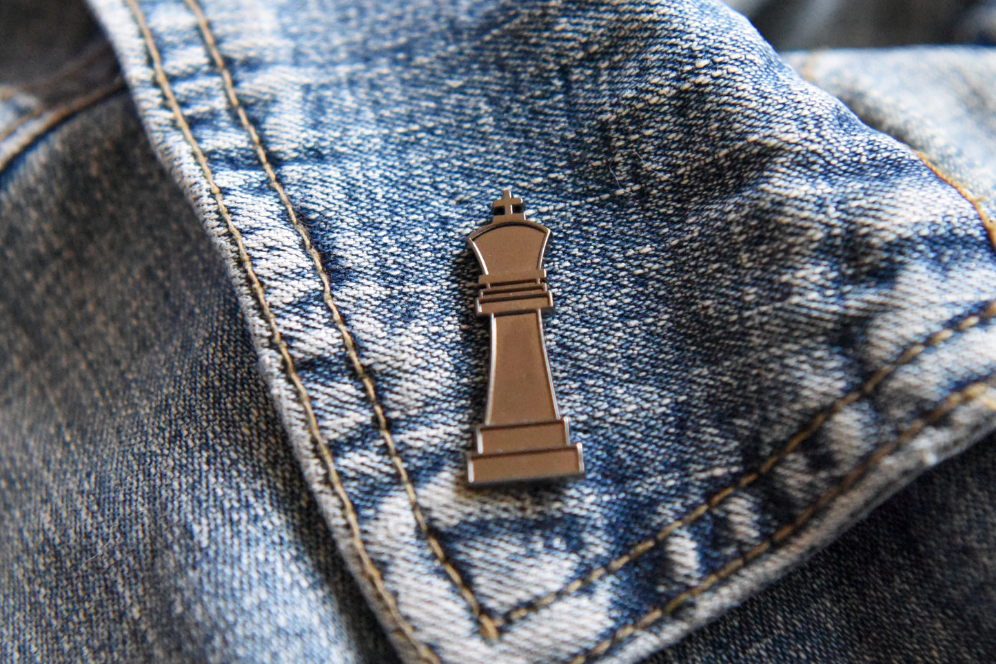 King Chess Piece Pin