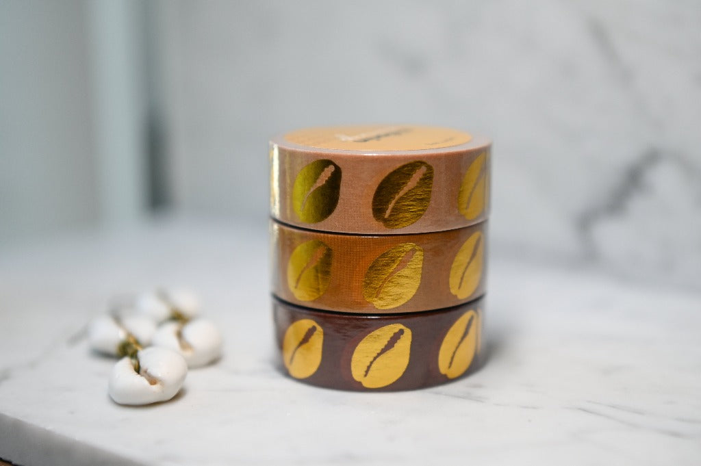 Cowrie Shell Washi Tape Brown Sugar Collection