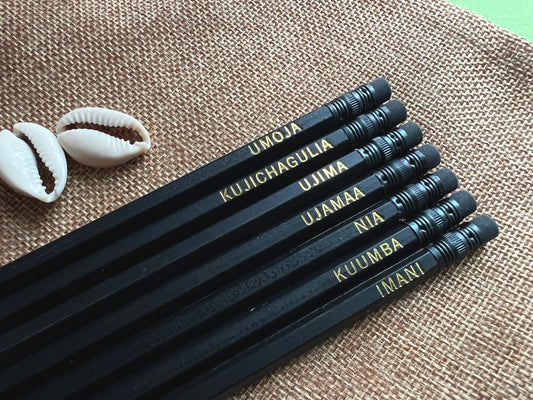 Nguzo Saba Kwanzaa Principles Pencil Set