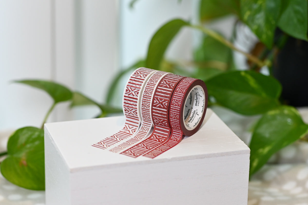 Mudcloth Inspired Washi Tape Set